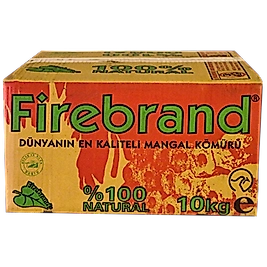 Firebrand Kare A+ Briket Mangal Kömürü 10Kg